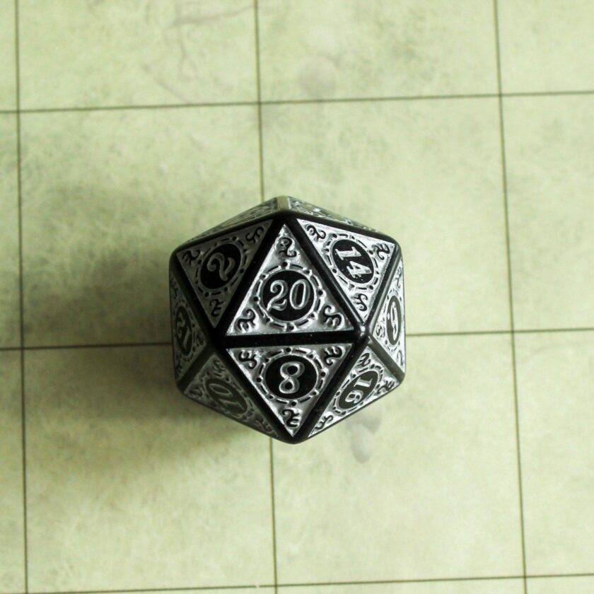 Zoltar White Dice Set - Image 6