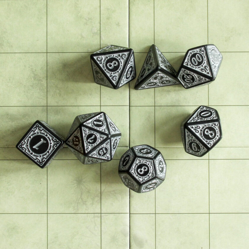 Zoltar White Dice Set - Image 7