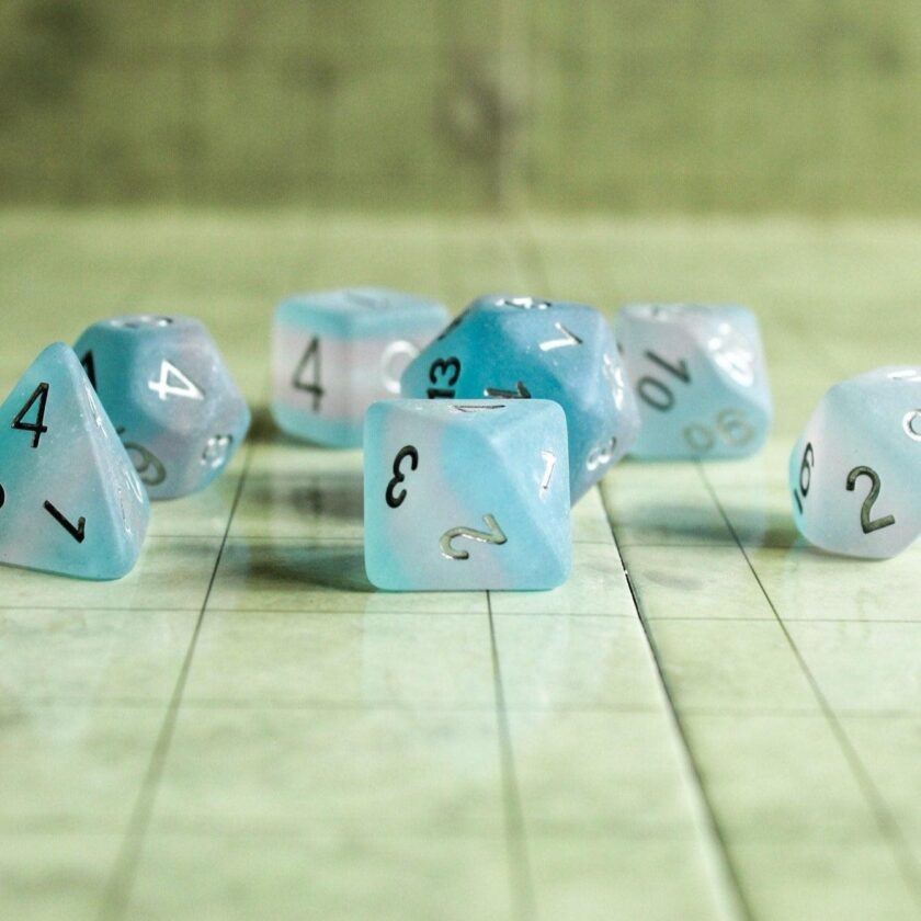 Trans Flag Dice