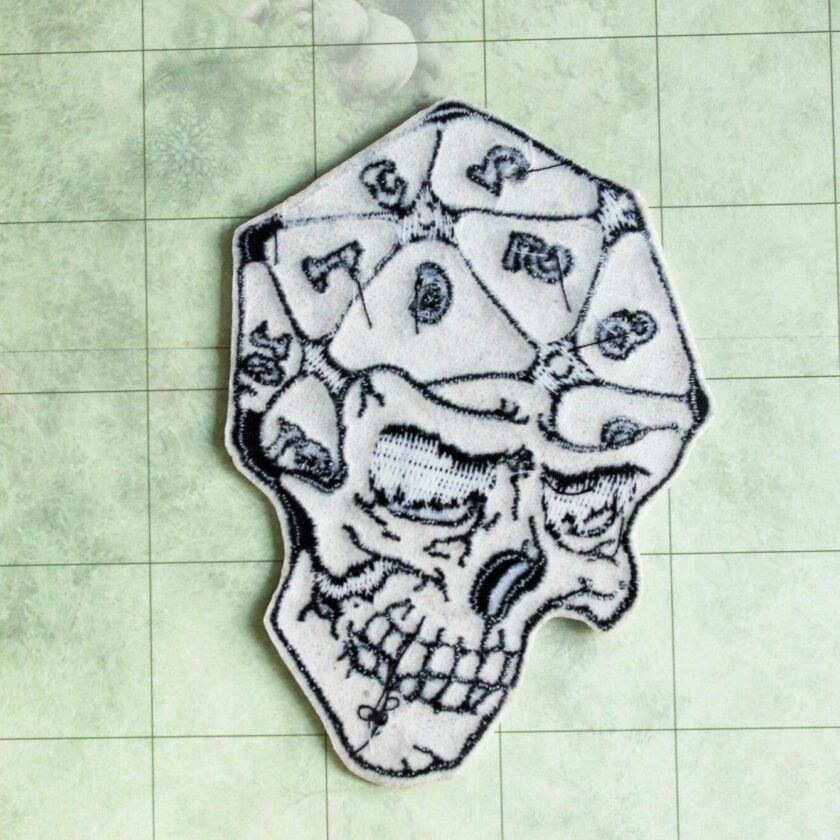 D20 Dice Skull Patch - Image 5