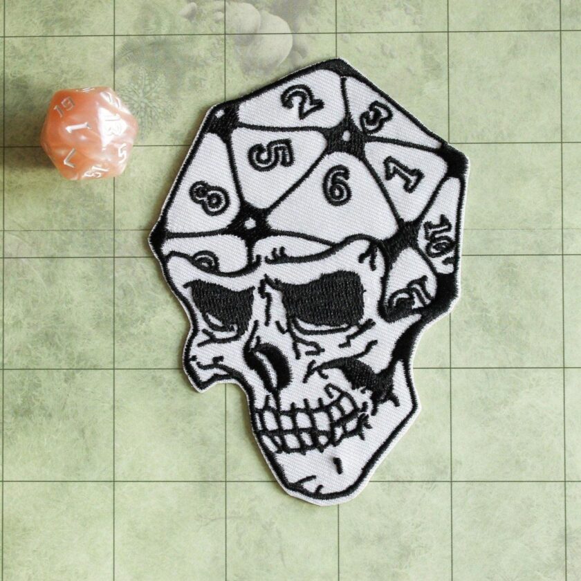 D20 Dice Skull Patch - Image 4