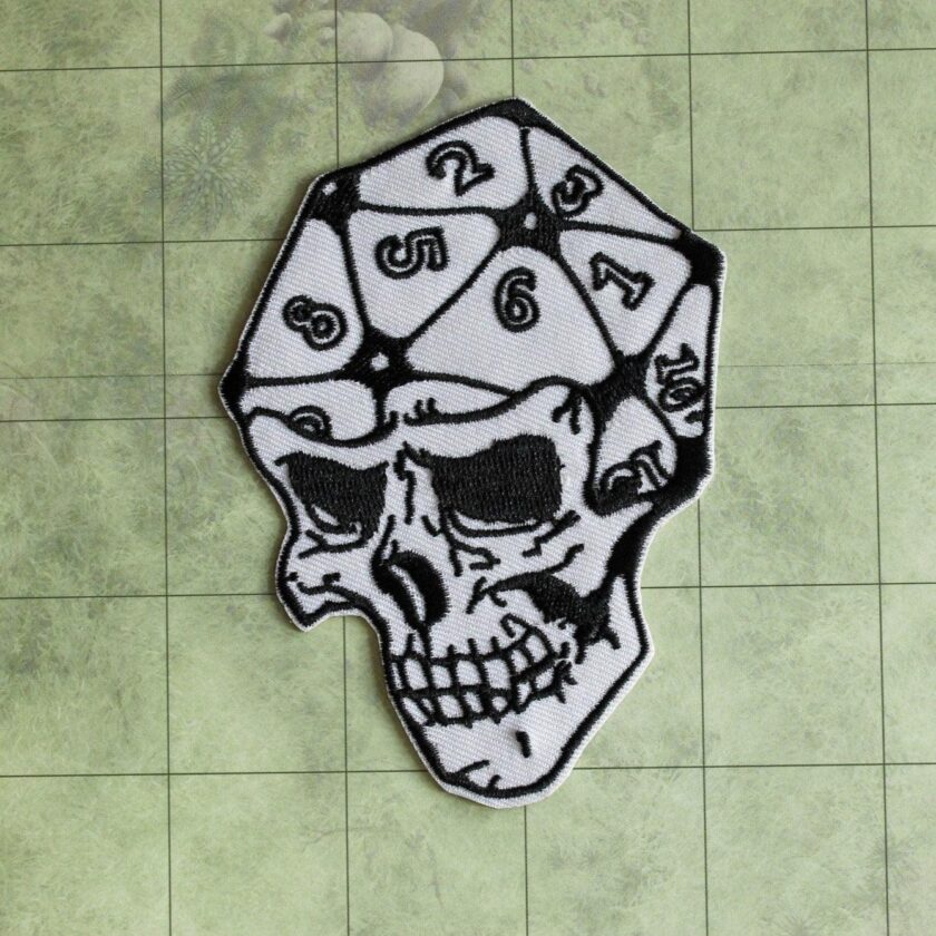 D20 Dice Skull Patch - Image 2