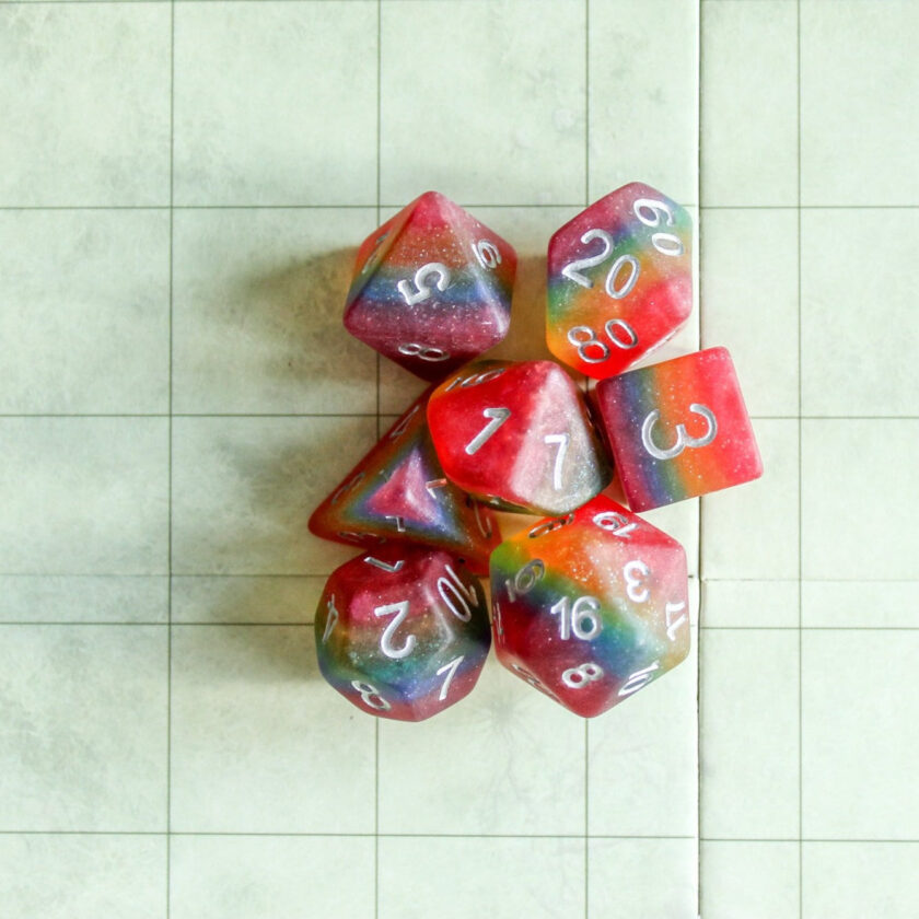 Pride Flag Dice