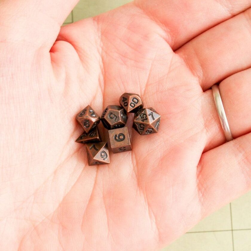 Bronze Small Mini dice - Image 4