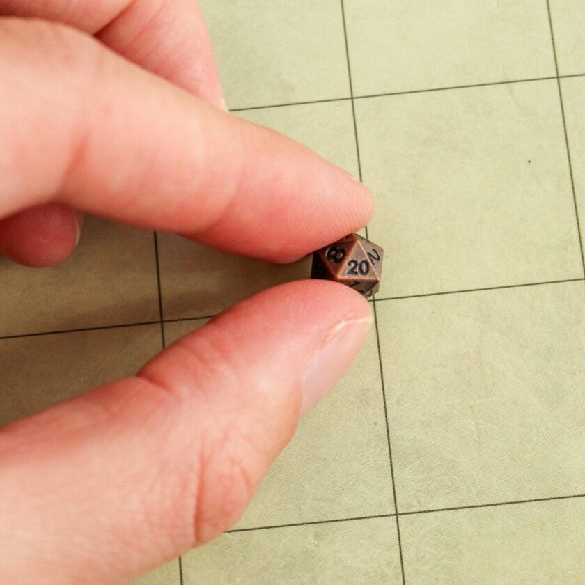 Bronze Small Mini dice - Image 5