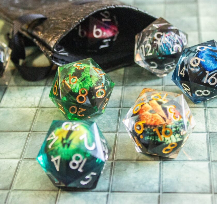 D20 Dice Liquid Core Chunky - Image 7