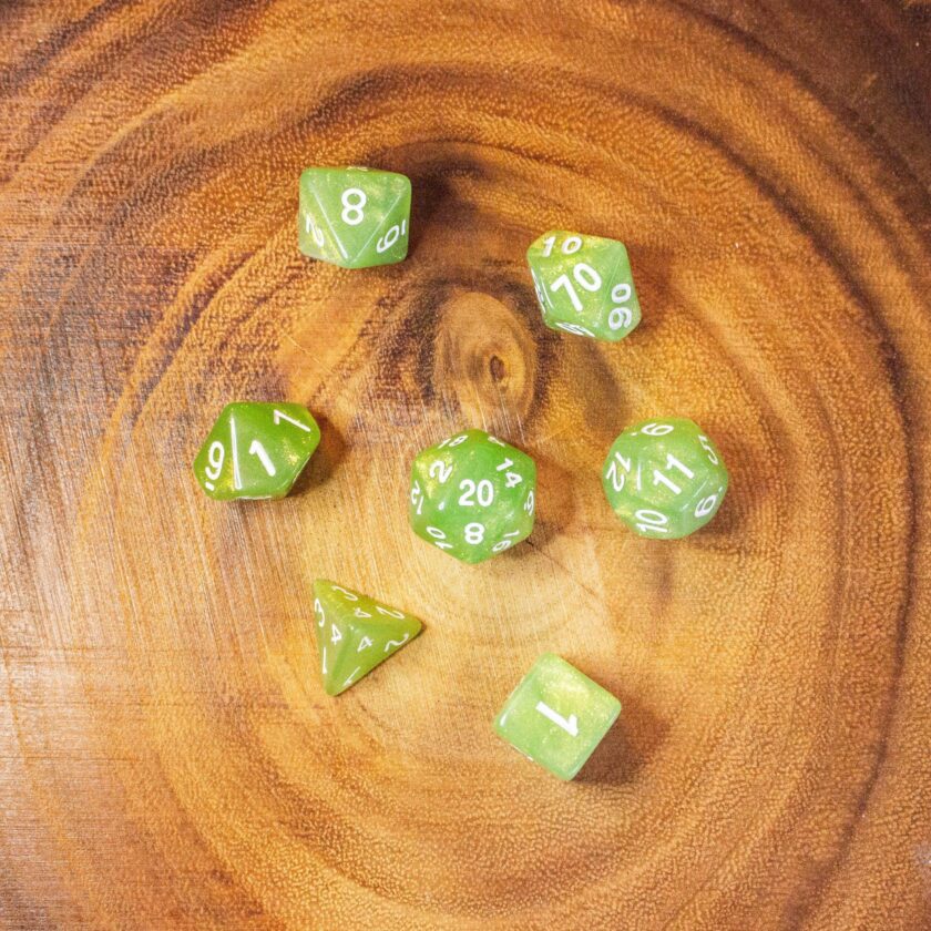 Green Shimmer Dice - Image 5