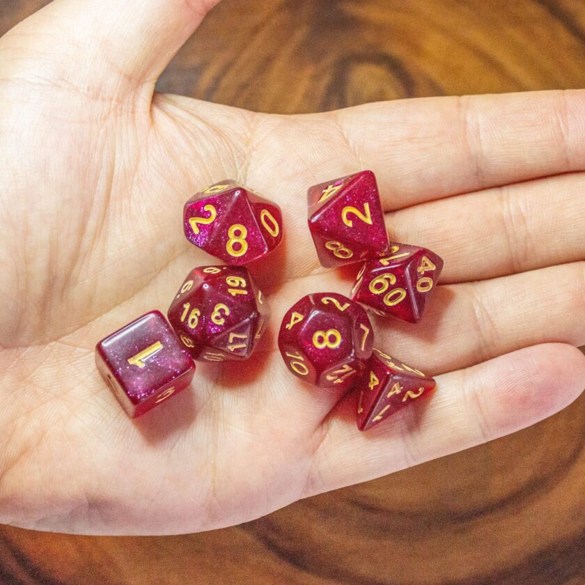 Red Shimmer Dice - Image 4