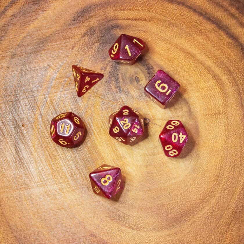 Red Shimmer Dice - Image 6