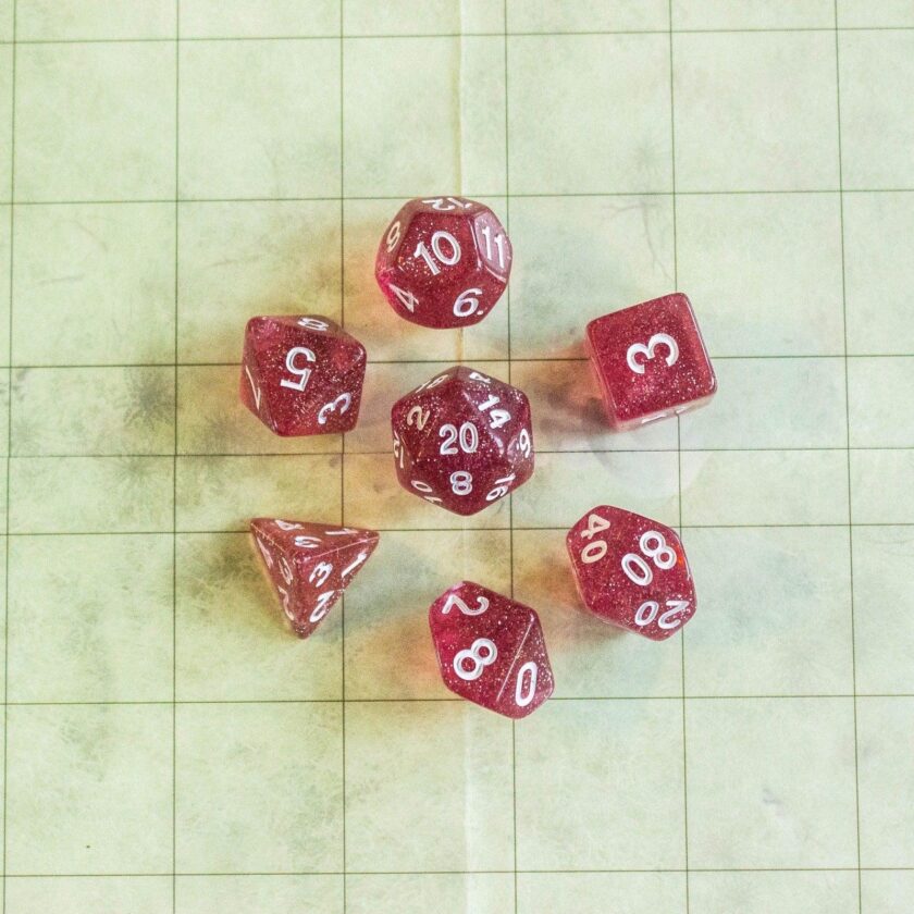 Rose Shimmer Dice - Image 4