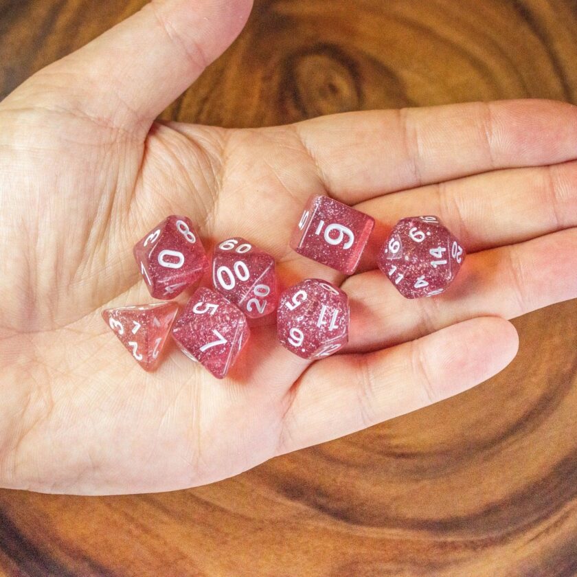 Rose Shimmer Dice - Image 2