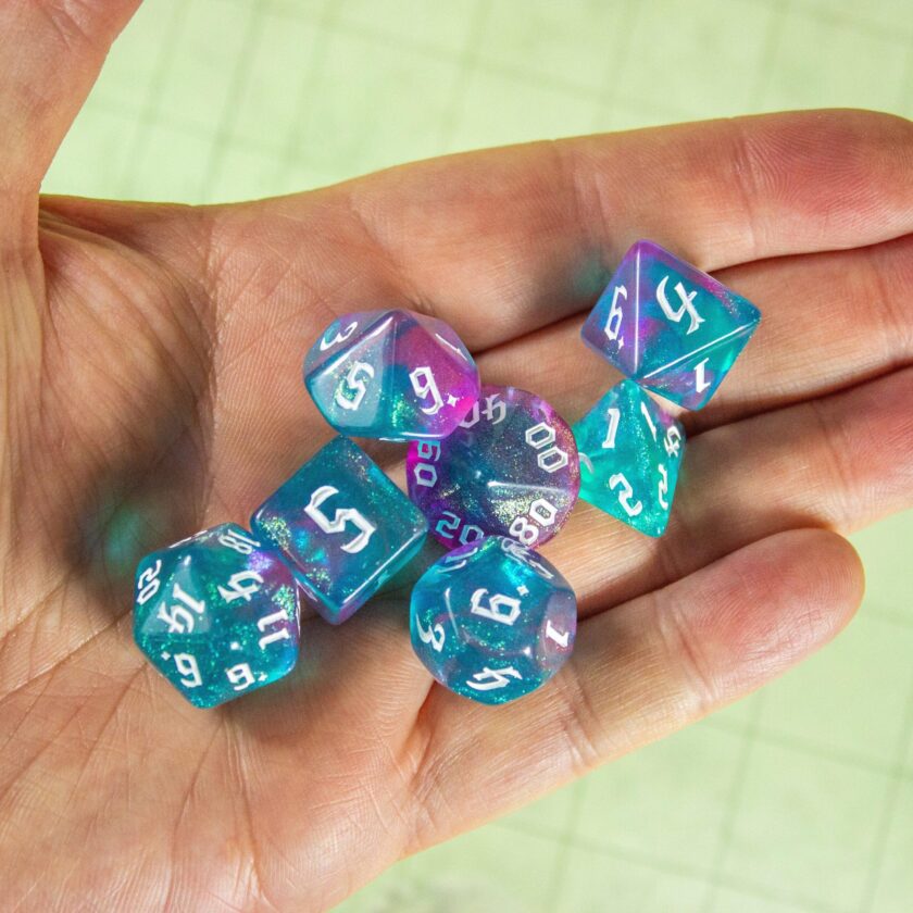 Blue and Purple Fog Dice - Image 5