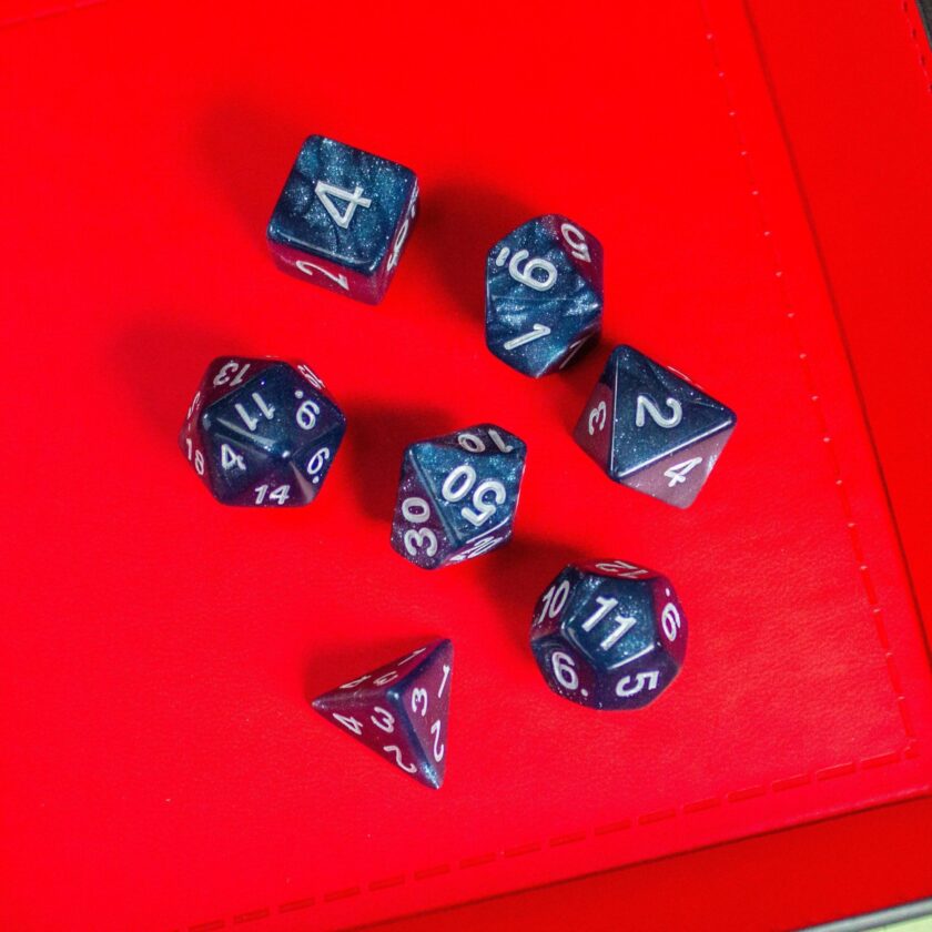 Blue Abyss Shimmer Dice - Image 7