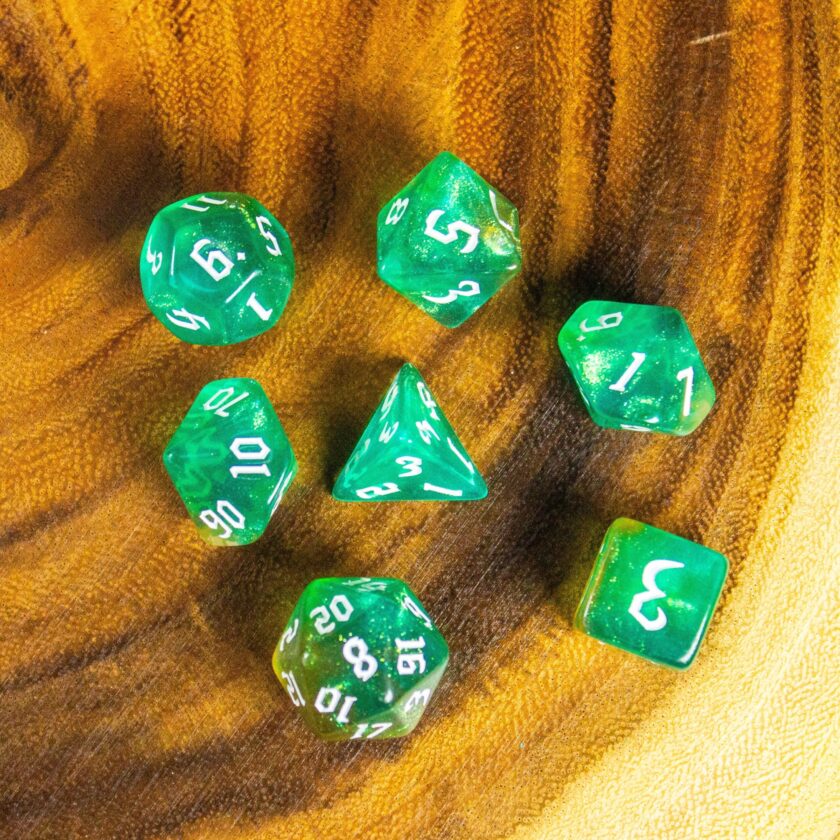 Forest Green Fog Dice - Image 5