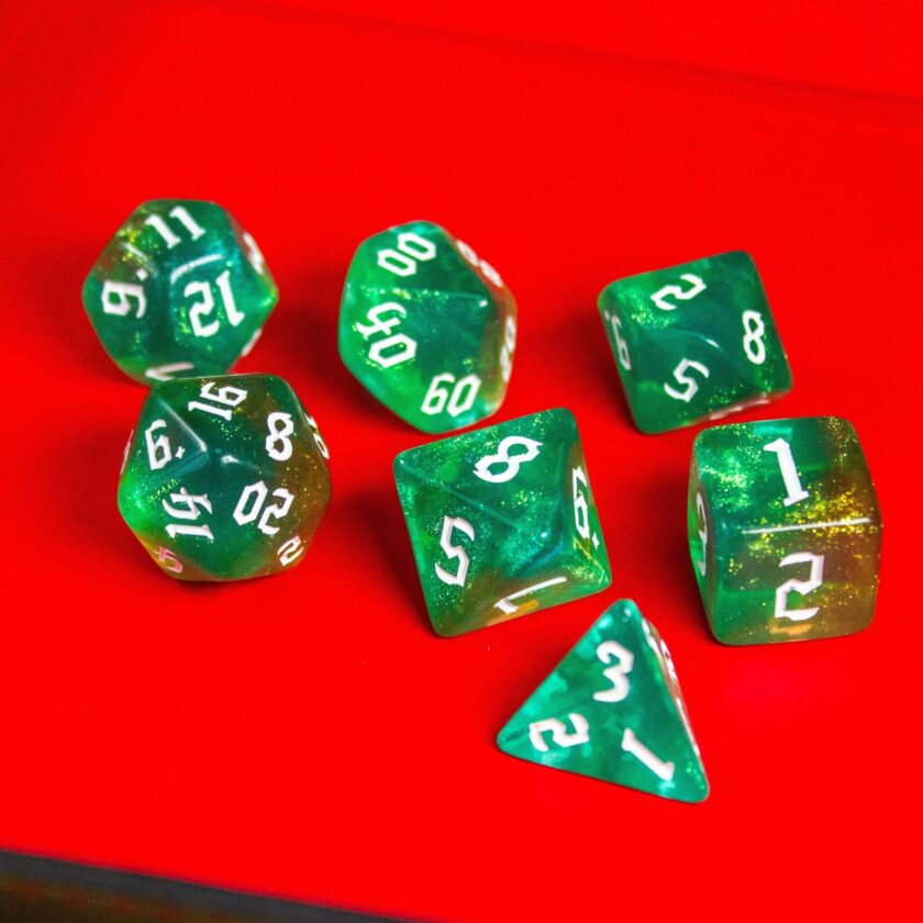 Forest Green Fog Dice - Image 4