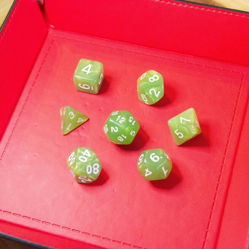 Green Shimmer Dice - Image 4