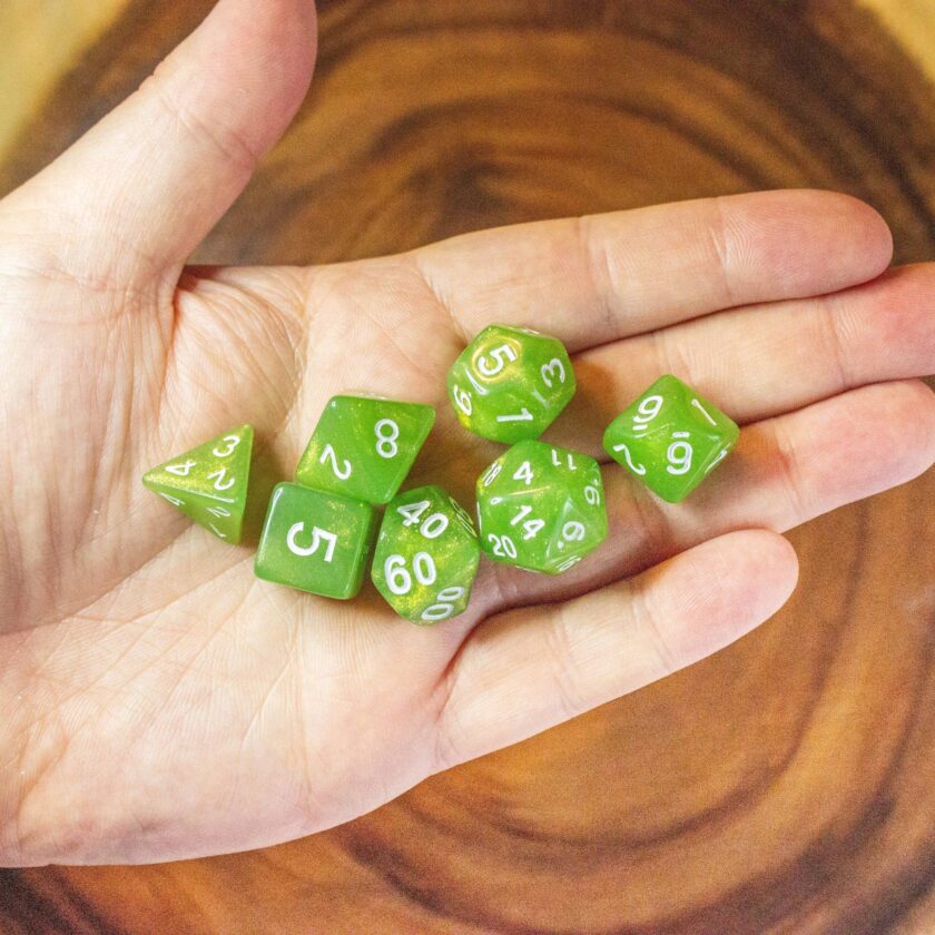 Green Shimmer Dice - Image 6