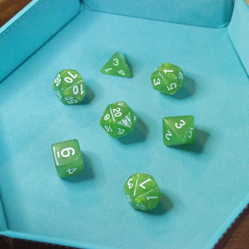 Green Shimmer Dice - Image 7