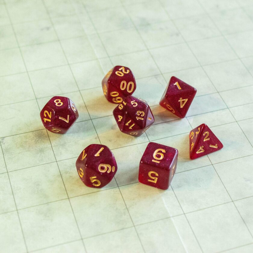 Red Shimmer Dice - Image 3