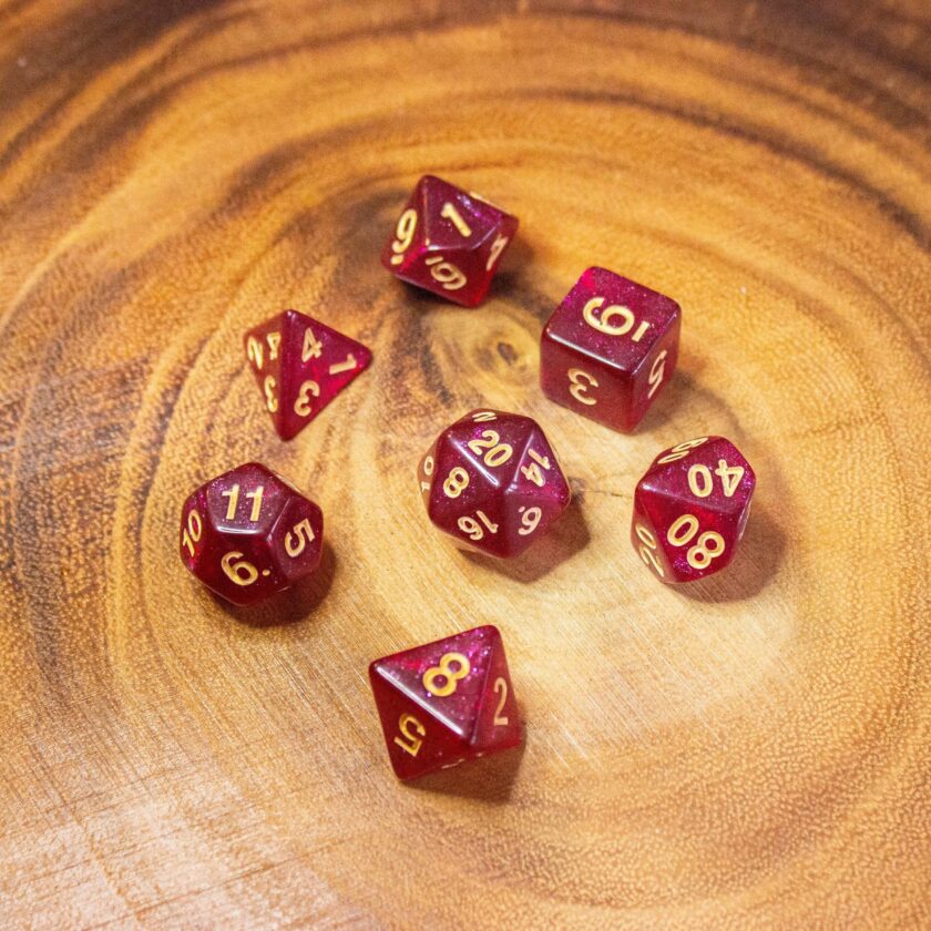 Red Shimmer Dice - Image 7