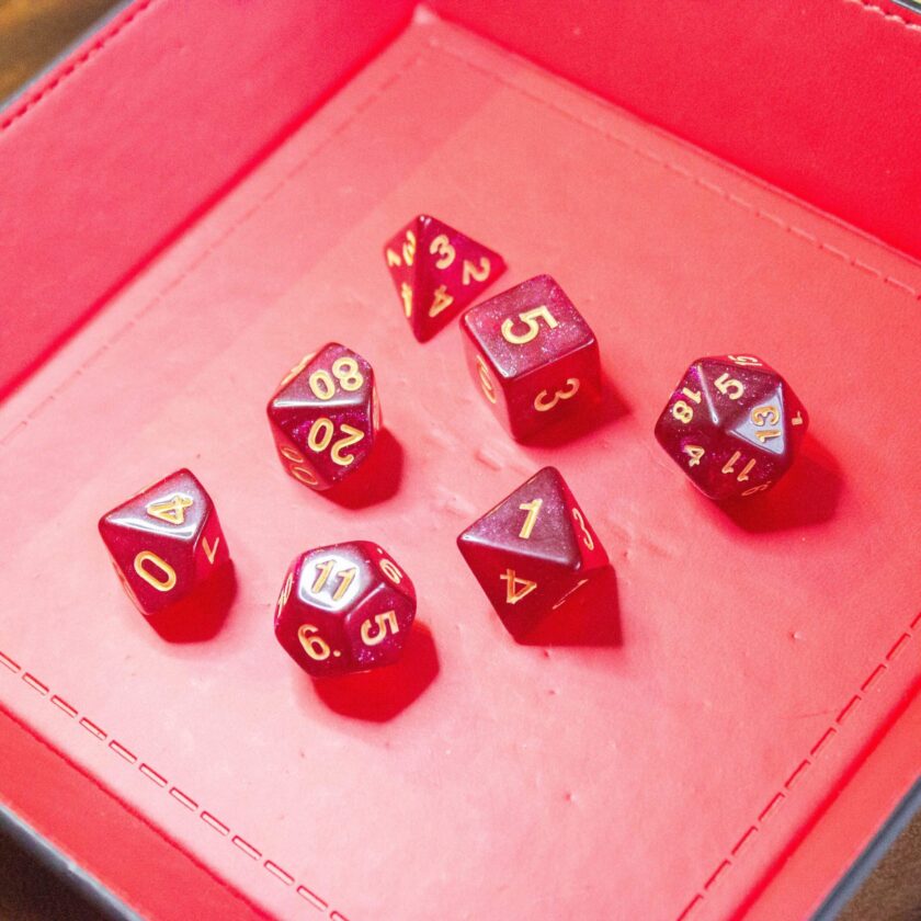 Red Shimmer Dice - Image 5