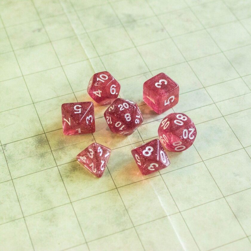 Rose Shimmer Dice - Image 5