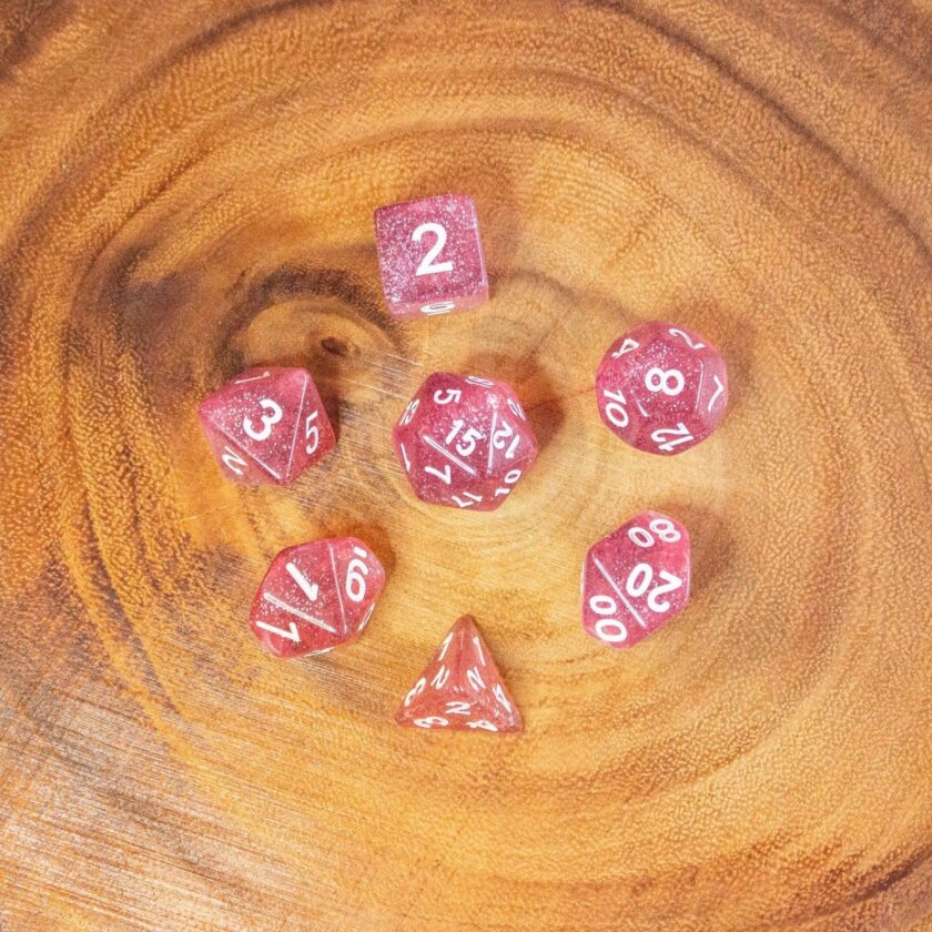 Rose Shimmer Dice - Image 3