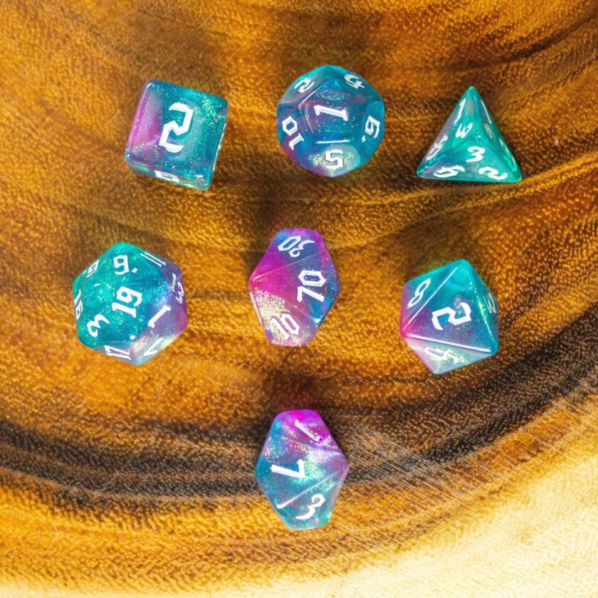 Blue and Purple Fog Dice - Image 2