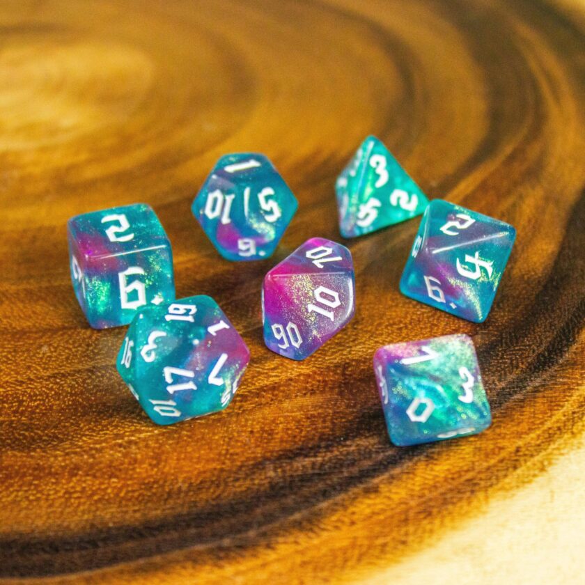 Blue and Purple Fog Dice - Image 6