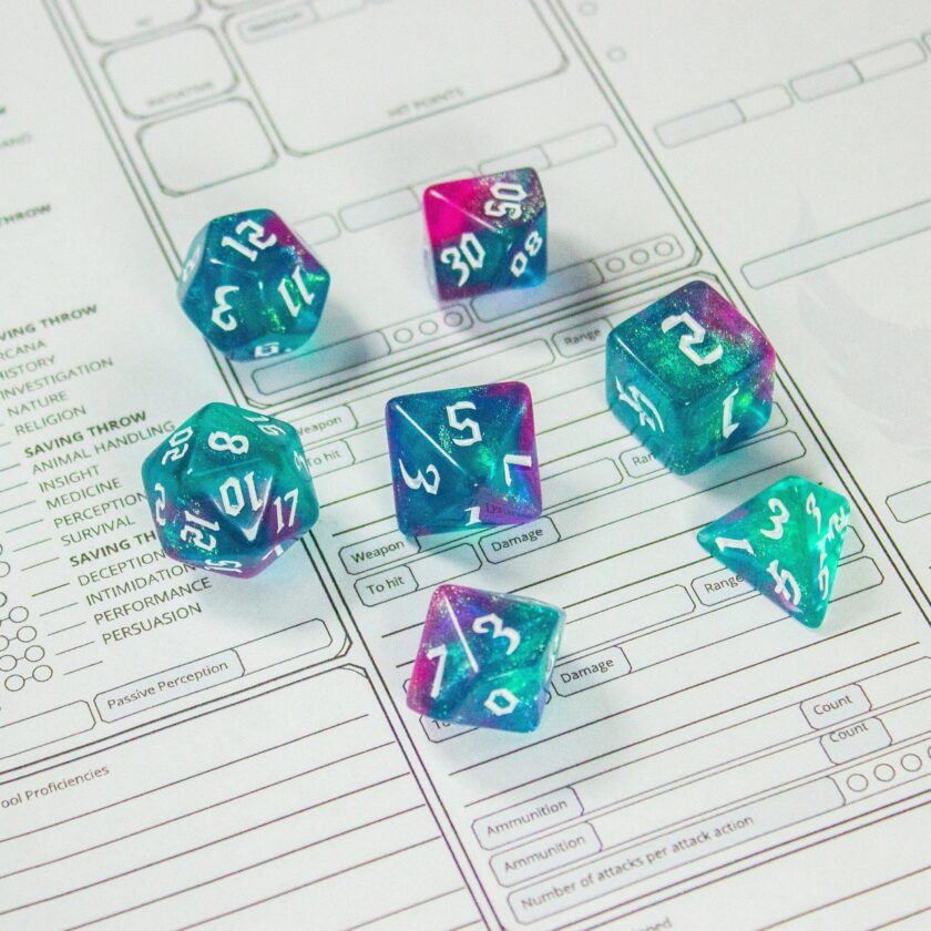 Blue and Purple Fog Dice - Image 7