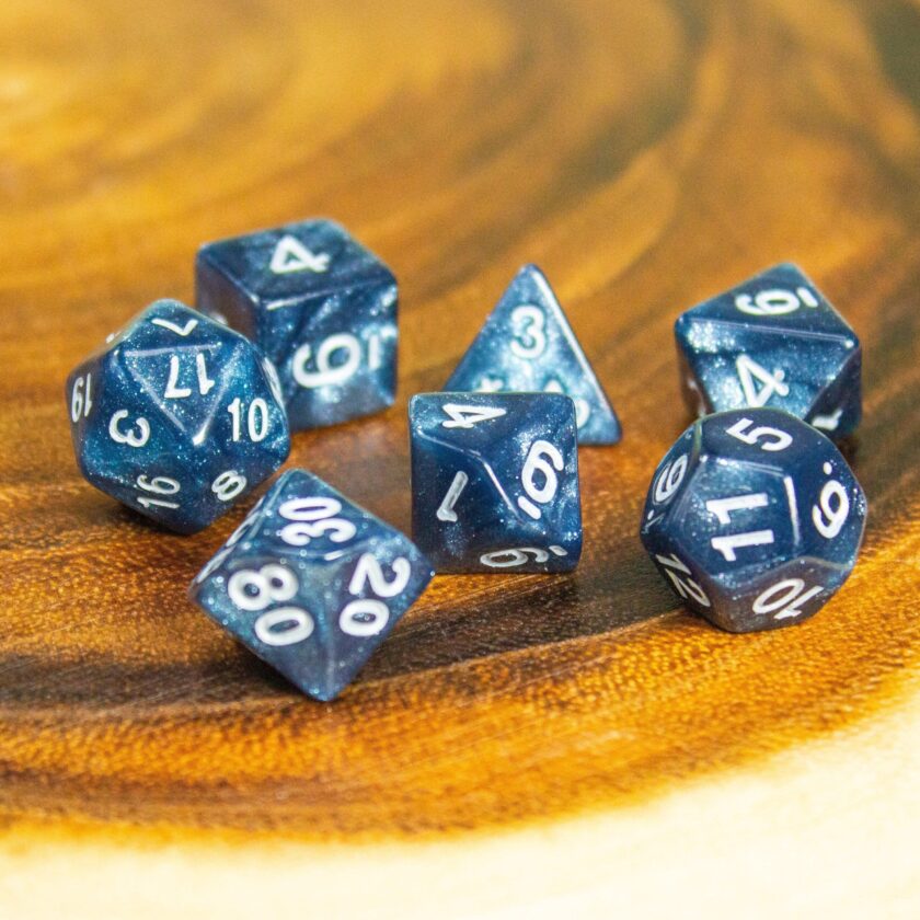 Blue Abyss Shimmer Dice - Image 6