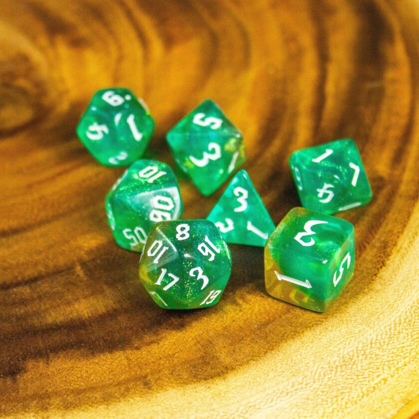 Forest Green Fog Dice - Image 7