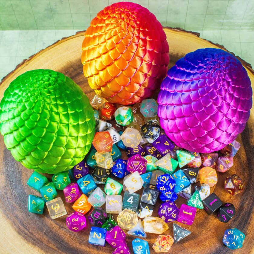 mystery Dragon Egg Containing Dice