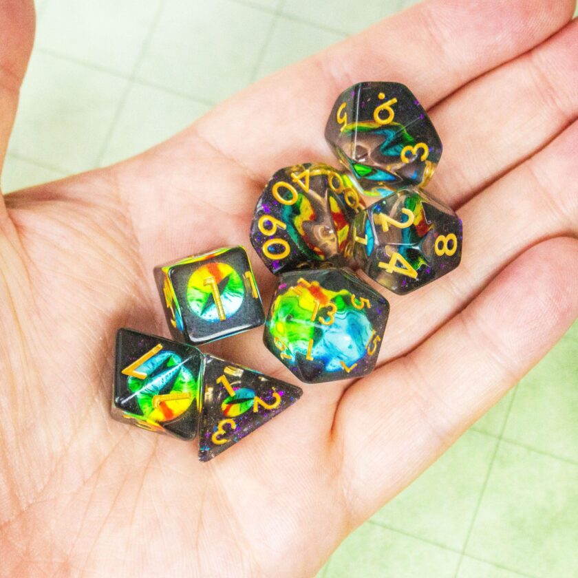 Two Tone Snake Eyes Dice - Image 3