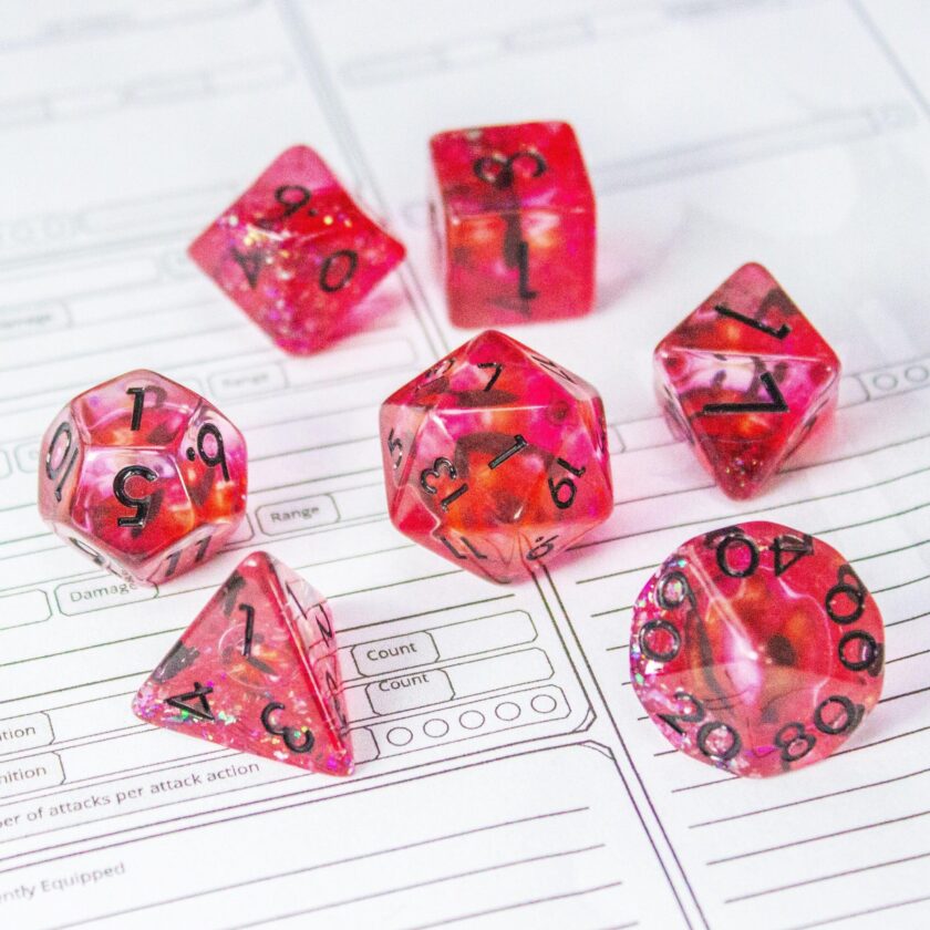 Red Evil Eye dice - Image 2