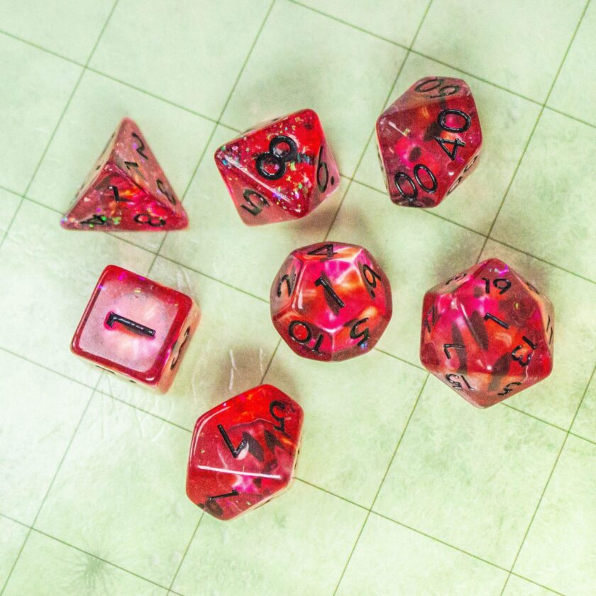 Red Evil Eye dice - Image 3