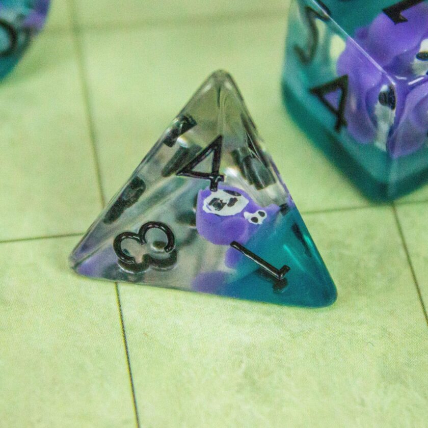 Purple Grim Reaper Dice Set - Image 5