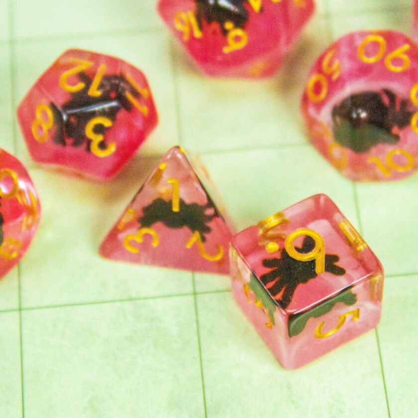 Spiders Dice Set