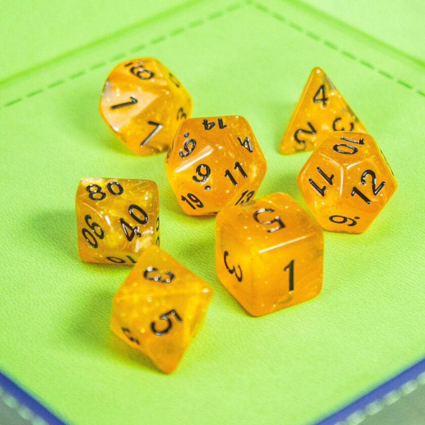 Honey Shimmer Dice