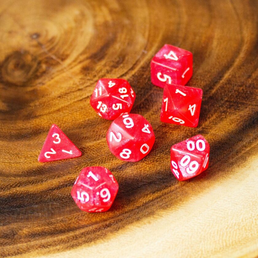 Pink Orchid Shimmer Dice - Image 3