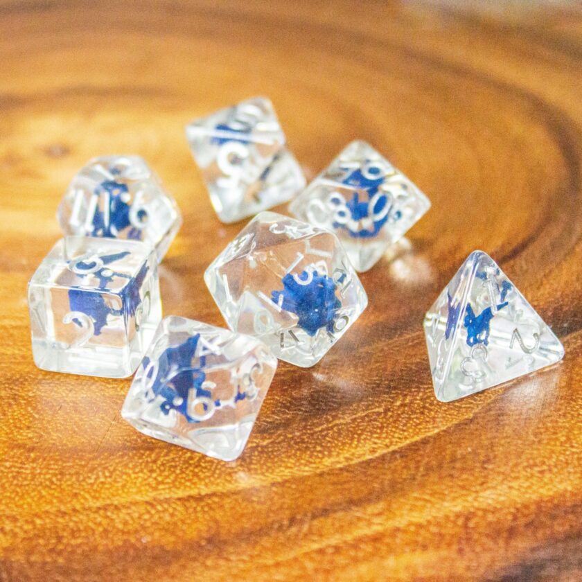 Pegasus Blue Dice Set - Image 3