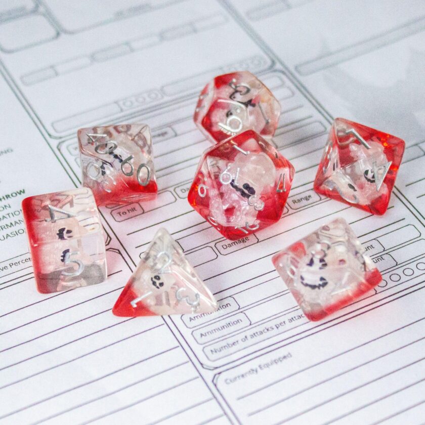 Ghost Halloween Dice Set - Image 2