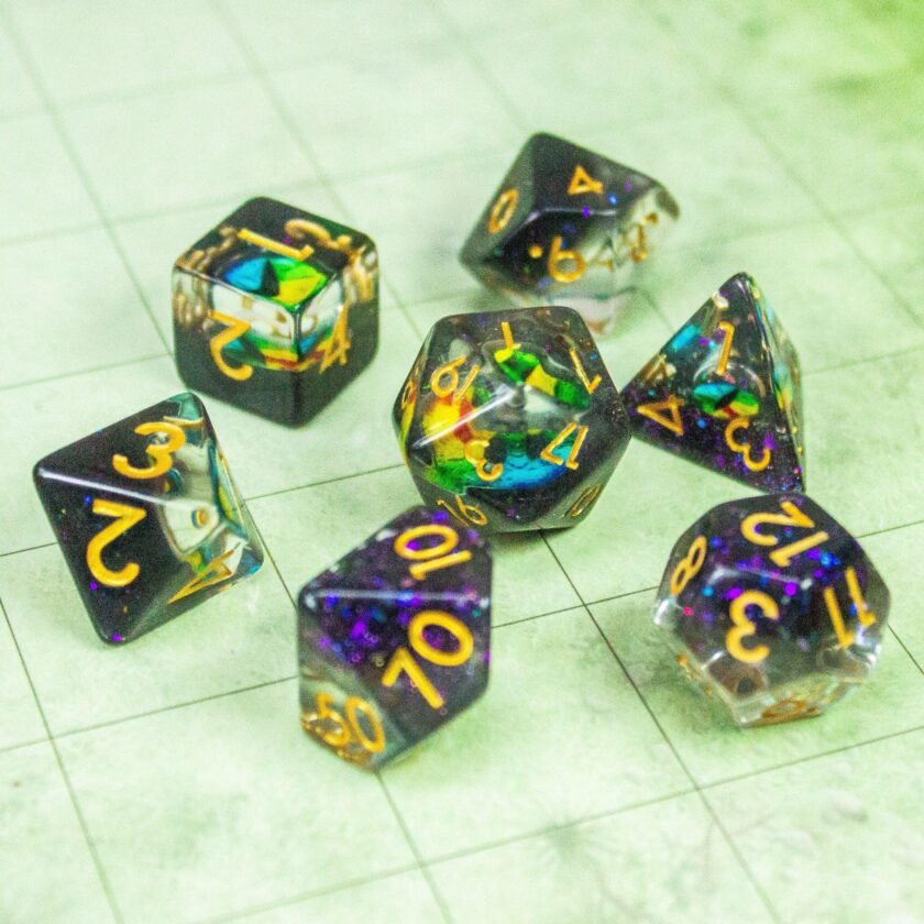 Two Tone Snake Eyes Dice - Image 5