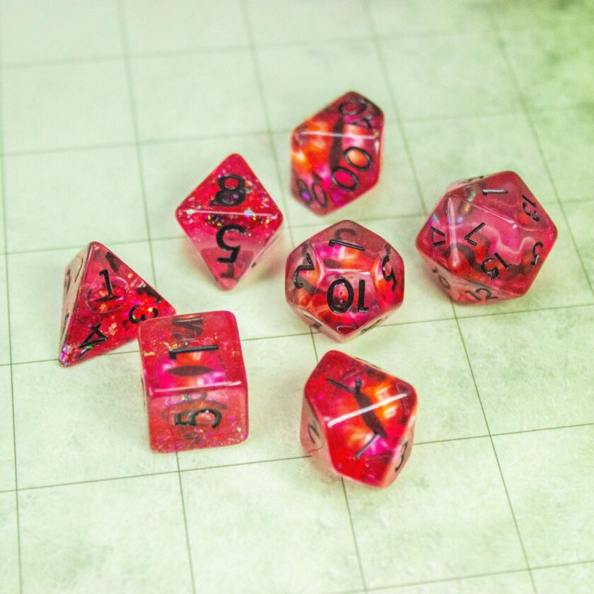 Red Evil Eye dice - Image 8