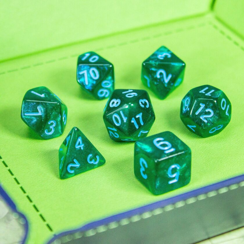 Moss Shimmer Dice Set - Image 7