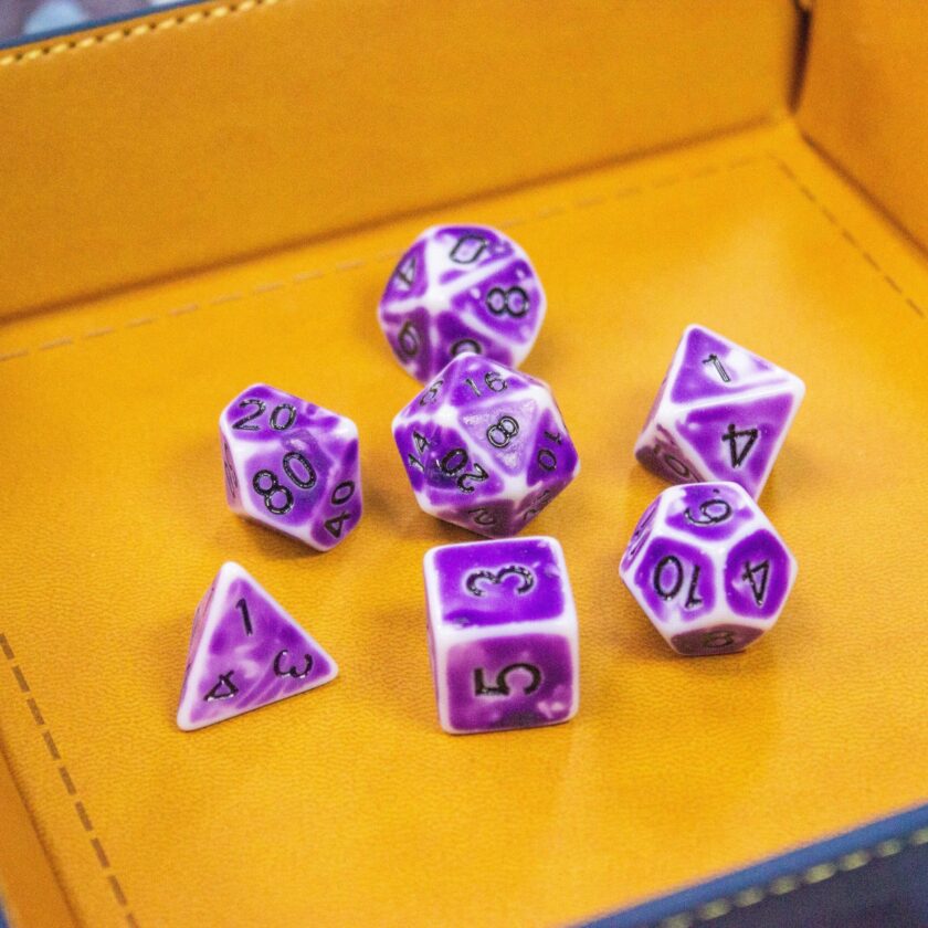 Archaic Light Purple Dice Set - Image 5