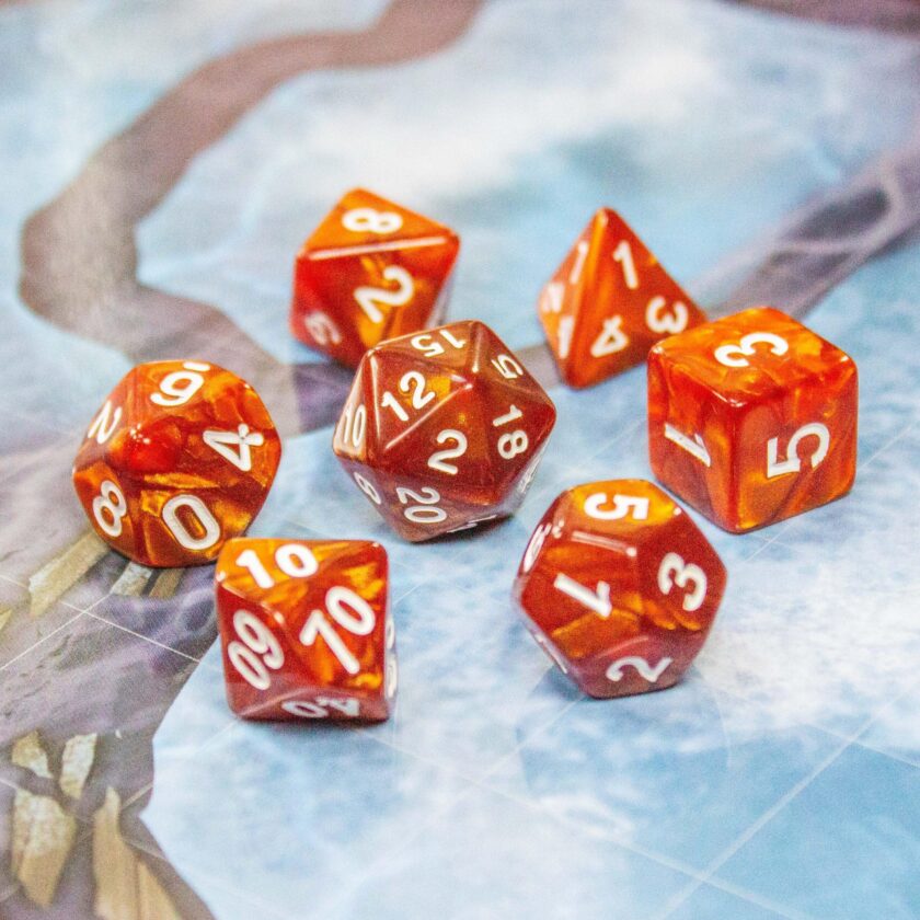 Pearl Brown Dice - Image 4