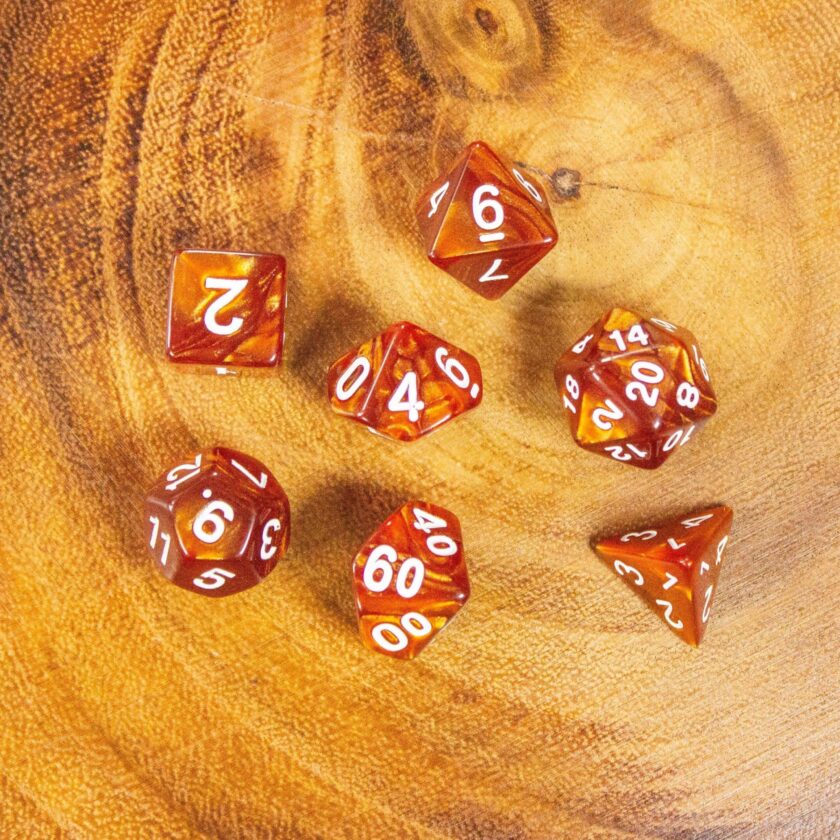 Pearl Brown Dice - Image 6