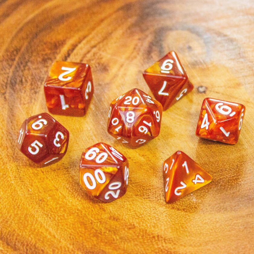 Pearl Brown Dice - Image 8