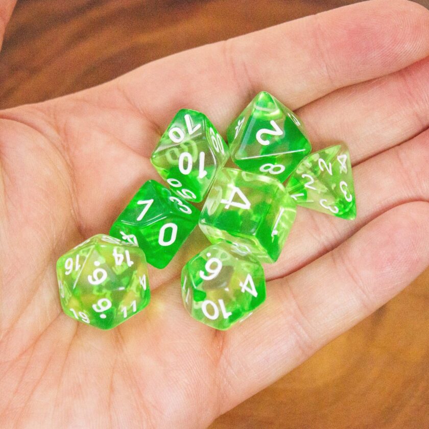 Green Swish Dice - Image 3